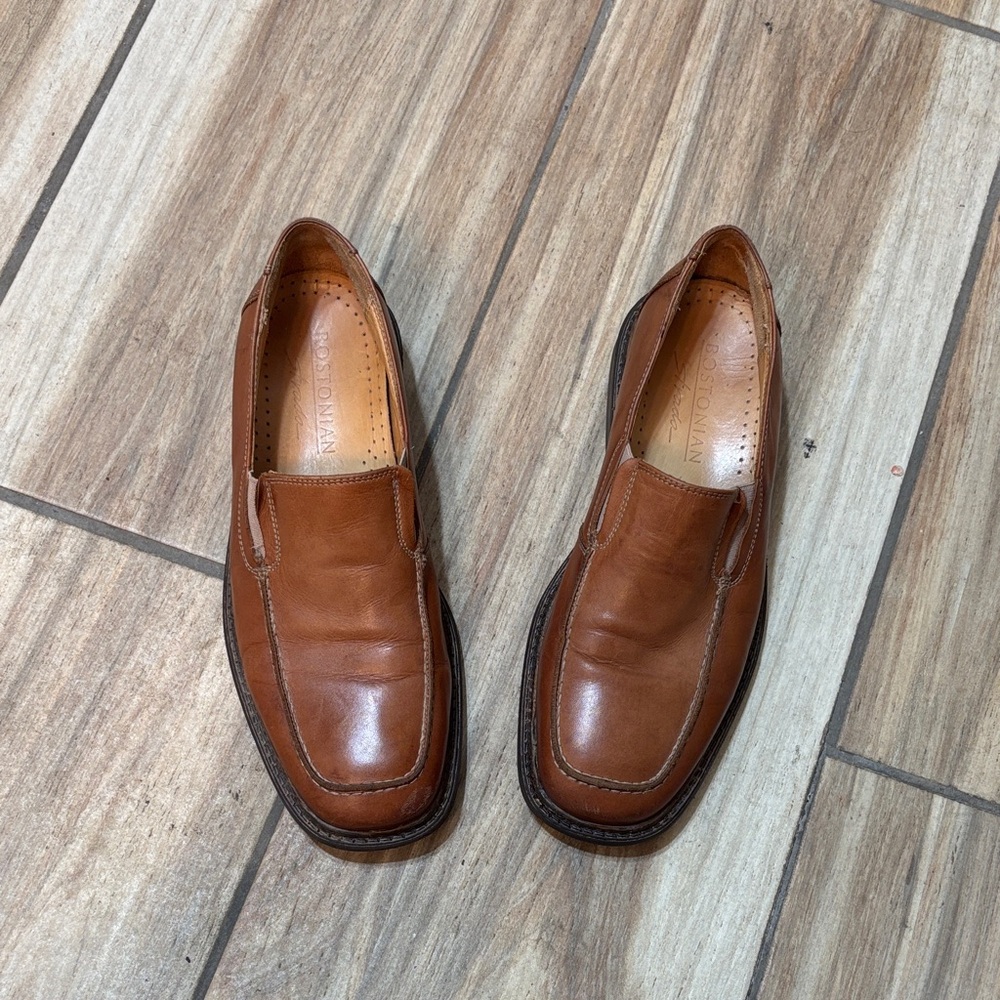 Bostonian Brown Leather Men's Loafers